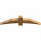 Ekena Millwork Bellingham Rough Sawn Timber Gable Bracket, Western Red Cedar, 60"W x 15"H x 4"D x 6"F, 6/12 Pitch GBW060X15X0406BEL00RWR - alternate 2